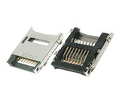 Flip Tipi TF Micro SD Kart Konektörü 1.8 Mm Yükseklik İletişim Direnci 100 MΩ Maks