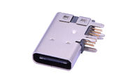 3.1 C Model Mikro USB Konektörü 90 Derece Tabanı 14 Kontaklar Bakır Alaşım
