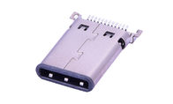 İzolasyon Direnci Mikro USB Konektörü 3.1 Yatay Kamu Koltuk Lavabo Tipi Lcp Malzemesi