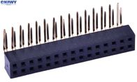 4.3mm Yükseklik İçbükey Bükme Dişi Başlık Konnektörü 1U '' PA6T
