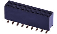 Dört Sıralı Dişi Başlık Konnektörü 4x10Pins Fosfor Bronz Kontak PCB Konnektörü