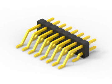 2.54mm Pitch Press Fit Pcb Bağlantısı, Çift Sıralı Elektrikli Jumper Pin Başlığı
