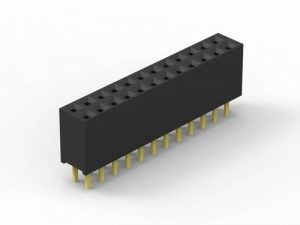 Altın Flash 2.54 mm Kadın Bağlantı, PCB Pin Başlığı Kadın Bağlantı
