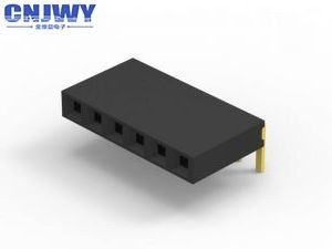 Sağ açılı Kadın Başlık Bağlantısı 2.54mm 16 Pin Özel Pin Uzunluğu