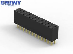 Altın Flash 2.54 mm Kadın Bağlantı, PCB Pin Başlığı Kadın Bağlantı