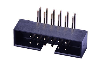 Sağ açılı kutu başlığı bağlantısı 2 * 6 Pin PA6T Yüksekliği 4.8mm Akım derecesi 2.0AMP