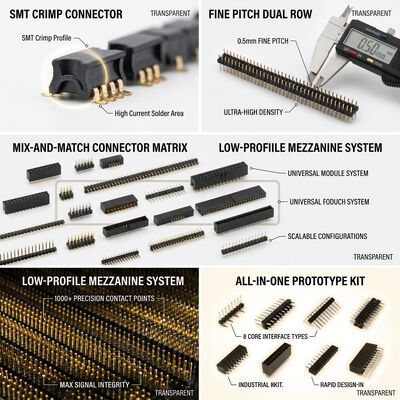 Ayrılma Snap-Off Tek Satır Erkek Pin Başlık Çizgi Bağlayıcısı 2.54mm Pitch 40-Pin Özelleştirilebilir Uzunluk
