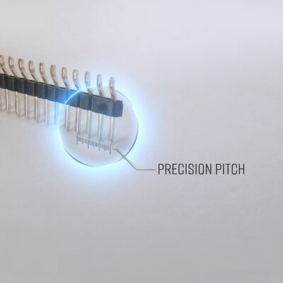 Ayrılma Snap-Off Tek Satır Erkek Pin Başlık Çizgi Bağlayıcısı 2.54mm Pitch 40-Pin Özelleştirilebilir Uzunluk