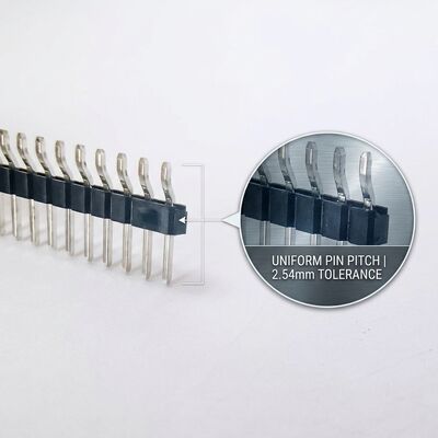 İnce Pitch 1.27mm Çift Satır SMT Erkek Pin Başlık Bağlantısı Kompakt PCB Yüzey Montaj Tasarımı