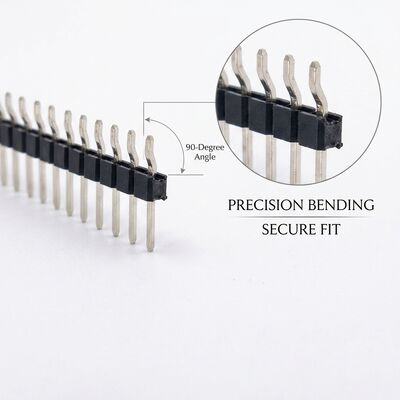 Tek Satır Düz Erkek Pin Başlığı Bağlantısı 2.54mm Pitch Through-Hole PCB Mount 40-Pin Şerit