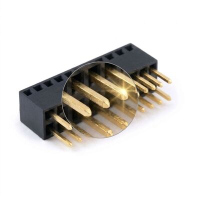 2.54mm Pitch Yüksek Akım 5A Çift Kontak Dişi Başlık Konnektörü Güç PCB Soketi