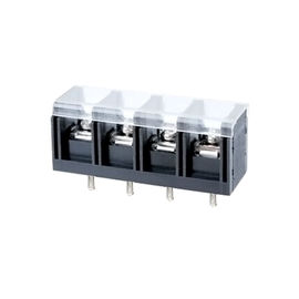 CE 10.0mm Pitch Terminal Block Connector PCB Barrier 1 * 05P PBT Koruma Kapaklı