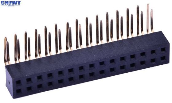 2.00mm Kadın Başlık Bağlayıcısı Dört Satırlık Denge Arabası İçin Delik Montajı