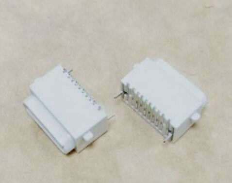 Tüm Plastik DIP+SMT Apple Özel Ürün LCP 10P Beyaz Yapıştırıcı Soket