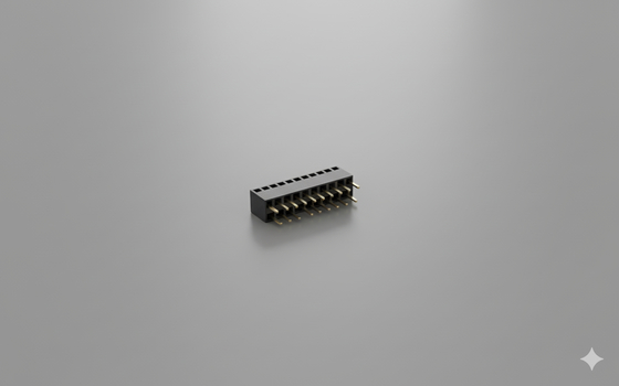 2x20P Dişi Header Konnektör 2.54mm Aralıklı Altın Kaplama 250V