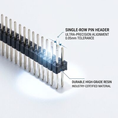 Yüzey Taşıma Tek Satır Erkek Pin Başlık Bağlantısı 2.54mm Pitch SMT PCB Board Taşıma